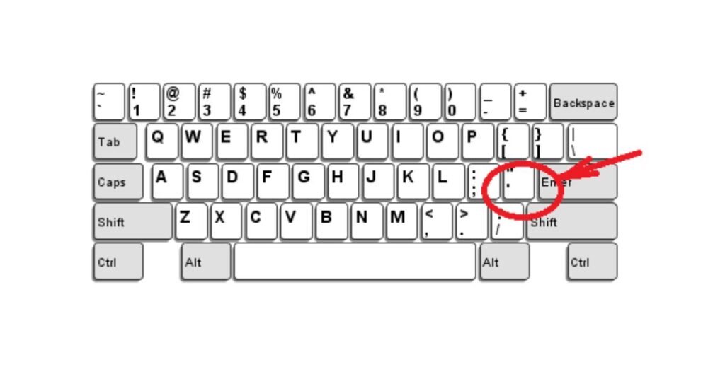apostrophe key shortcut in keyboard