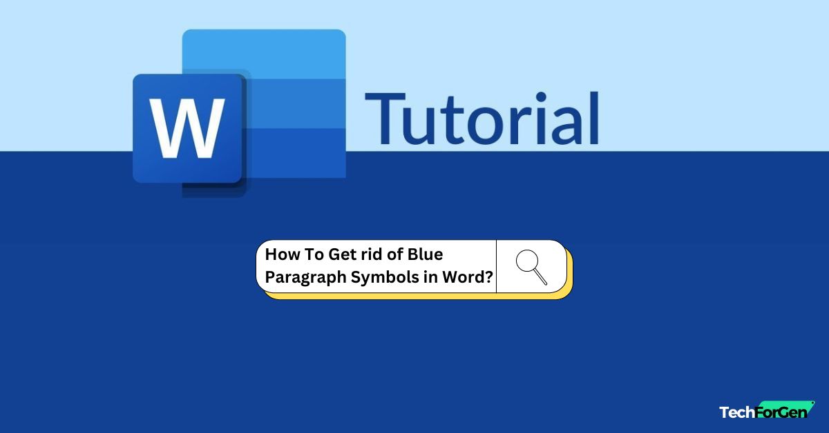 How to turn off the paragraph symbol in Word